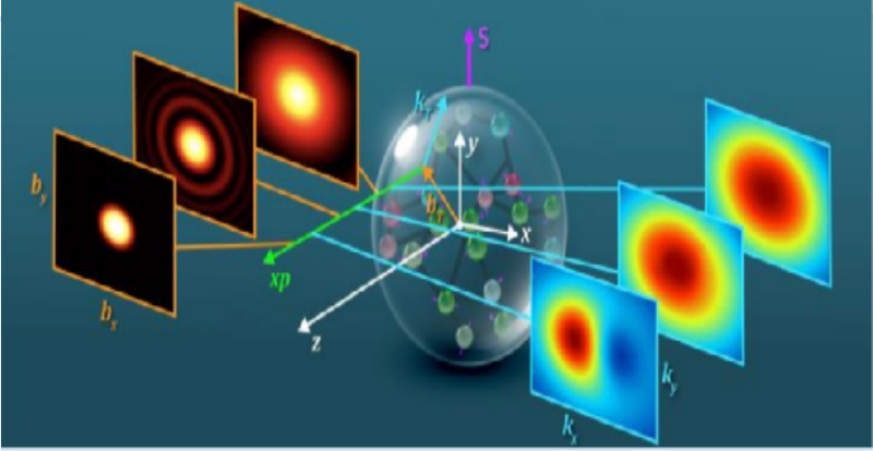 Illustration of three-dimensional hadron imaging from Robert Edwards's meeting talk